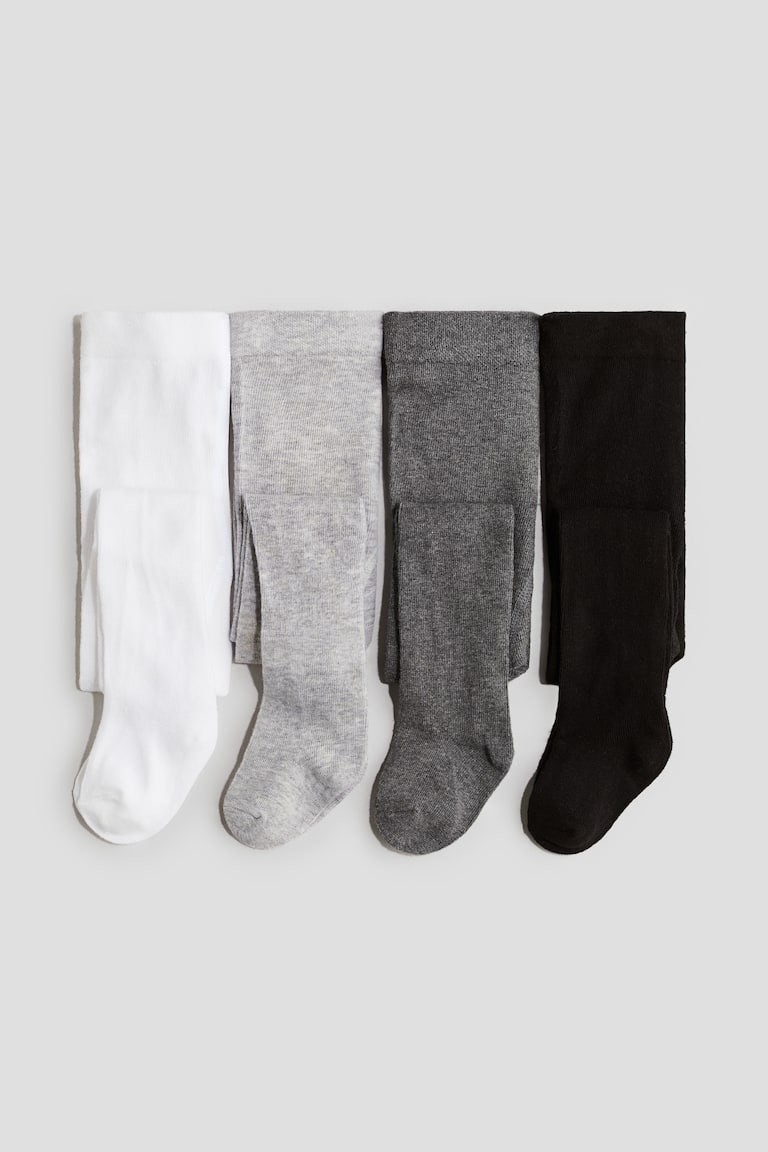 4-Pack Fine-Knit Tights